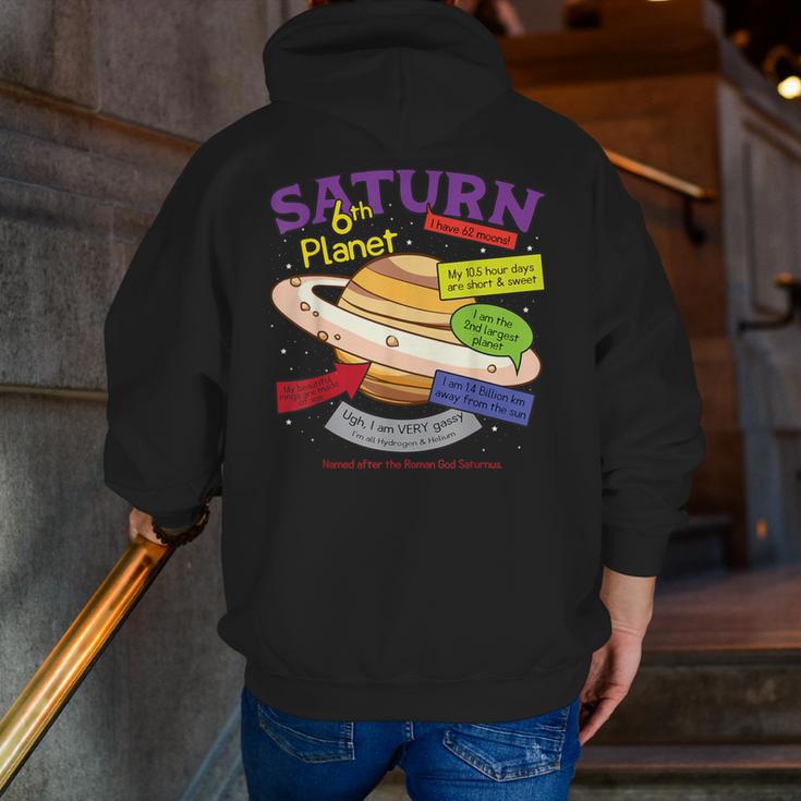 Perfect Planets Teachers Shirts Saturn For Solar System Men Zip Up Hoodie Back Print, funny gift