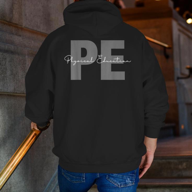 Physical Education PE Teacher Phys Ed Student Grad Men Zip Up Hoodie Back Print, Pe Teacher Hoodies, funny gift Physical Education PE Teacher Phys Ed Student Grad Men Zip Up Hoodie Back Print, Pe Teacher Hoodies, funny gift
