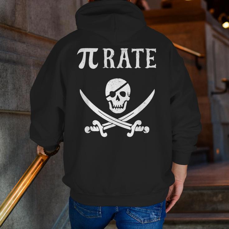 Pi Day Pi Rate Pirate For Teachers Men Zip Up Hoodie Back Print, funny gift Pi Day Pi Rate Pirate For Teachers Men Zip Up Hoodie Back Print, funny gift