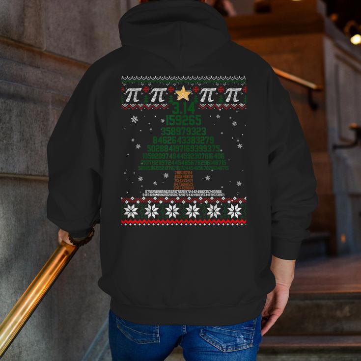 Pi Tree Christmas Math Teacher Ugly Sweater Men Women Kids Men Zip Up Hoodie Back Print, funny gift Pi Tree Christmas Math Teacher Ugly Sweater Men Women Kids Men Zip Up Hoodie Back Print, funny gift