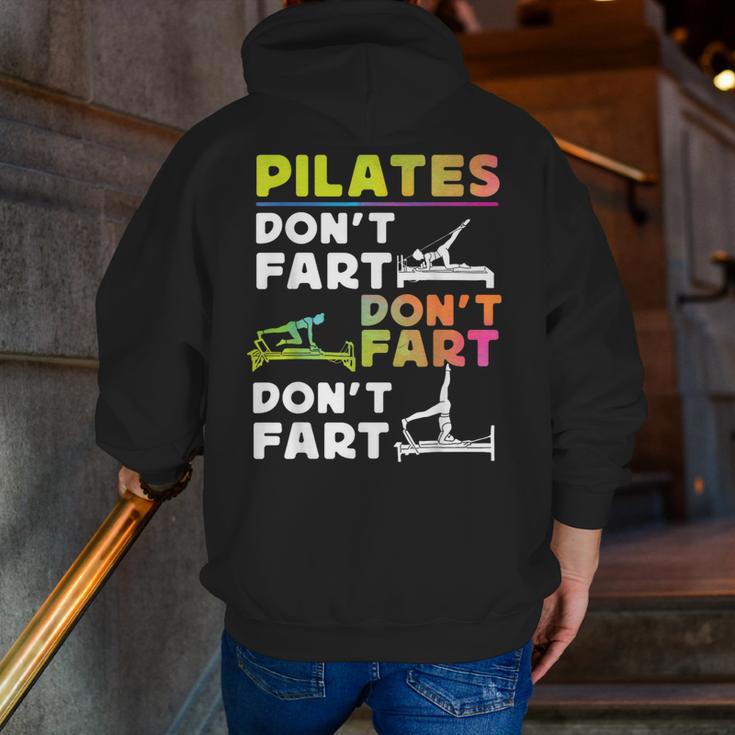Pilates Instructor Teacher Watercolor Pilates Don't Fart Men Women Kids Men Zip Up Hoodie Back Print, funny gift Pilates Instructor Teacher Watercolor Pilates Don't Fart Men Women Kids Men Zip Up Hoodie Back Print, funny gift