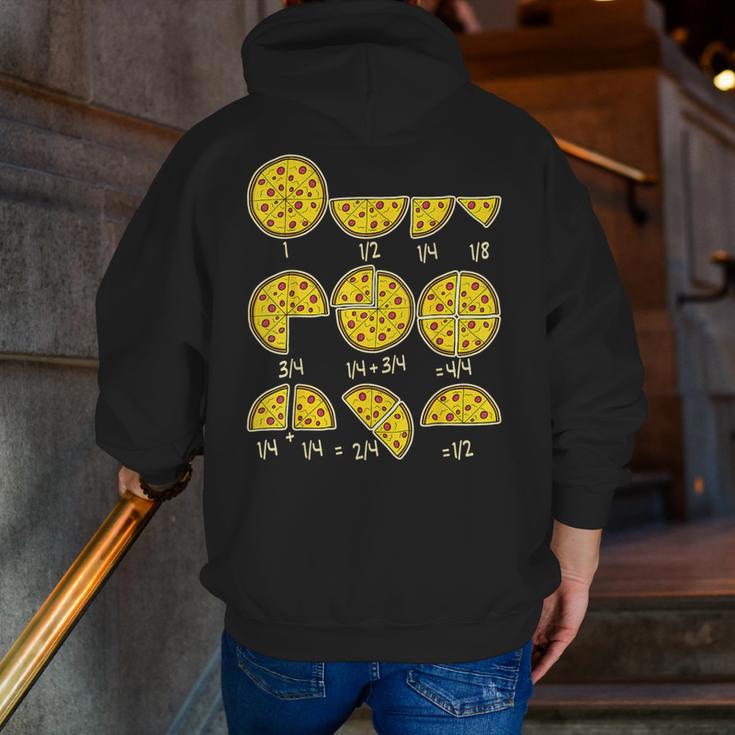 Pizza Salami Cheese Quick Math Fractions Math Teachers For Men Women Girls Kids Men Zip Up Hoodie Back Print, funny gift Pizza Salami Cheese Quick Math Fractions Math Teachers For Men Women Girls Kids Men Zip Up Hoodie Back Print, funny gift
