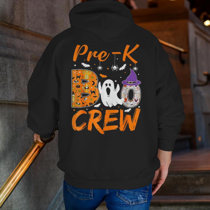 Pre K Boo Crew Teacher Student Halloween Pre Kindergarten Men Zip Up Hoodie Back Print, funny gift Pre K Boo Crew Teacher Student Halloween Pre Kindergarten Men Zip Up Hoodie Back Print, funny gift