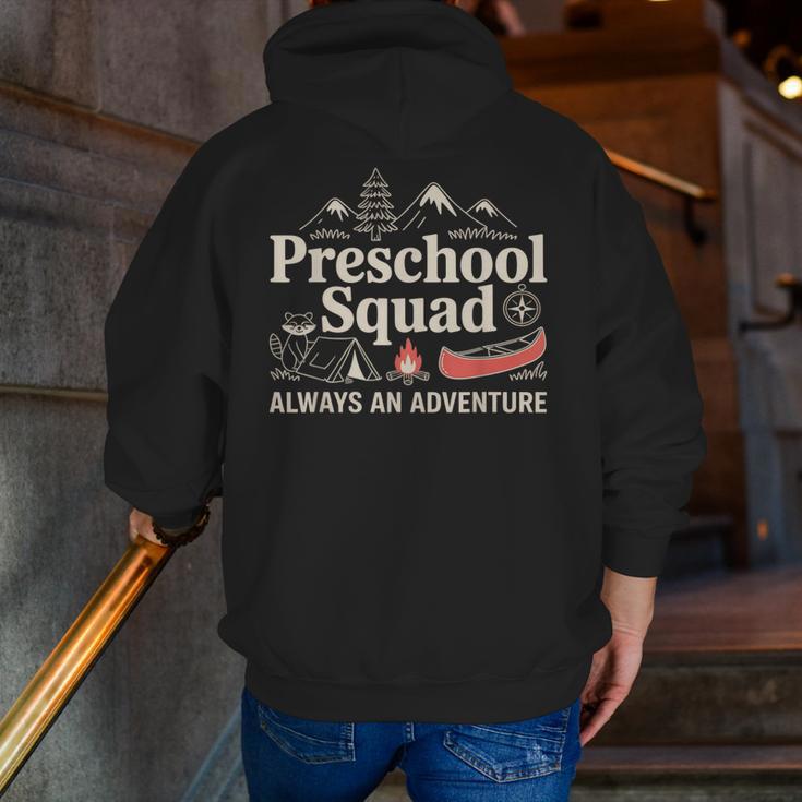 Pre-K Squad Adventure Camping Preschool Teacher Boy Girl Kid Men Zip Up Hoodie Back Print, funny gift Pre-K Squad Adventure Camping Preschool Teacher Boy Girl Kid Men Zip Up Hoodie Back Print, funny gift