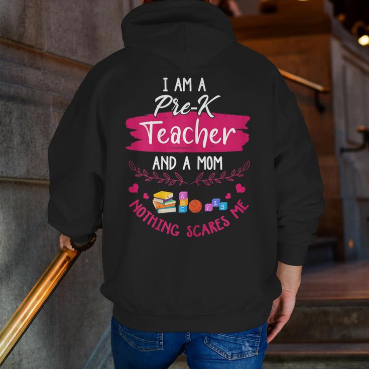 PreK Teacher Mom Shirt Preschool Teacher Mother For Women Men Zip Up Hoodie Back Print, funny gift PreK Teacher Mom Shirt Preschool Teacher Mother For Women Men Zip Up Hoodie Back Print, funny gift