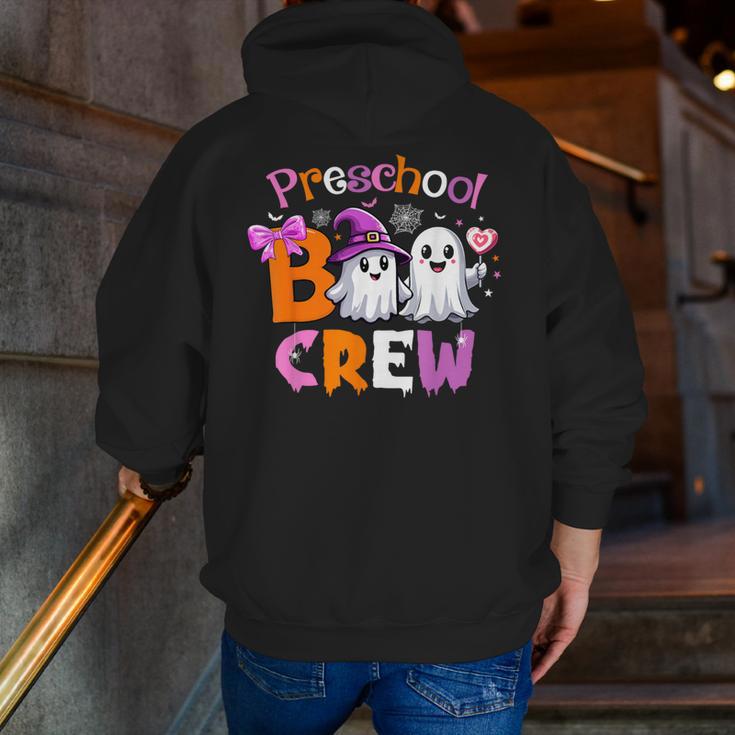 Preschool Boo Crew Preschool Halloween Costume Teacher Kid Men Zip Up Hoodie Back Print, funny gift Preschool Boo Crew Preschool Halloween Costume Teacher Kid Men Zip Up Hoodie Back Print, funny gift