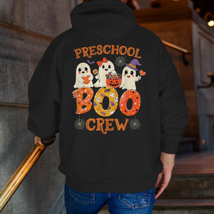 Preschool Boo Crew Halloween Costume For Teacher Kids Men Zip Up Hoodie Back Print, funny gift Preschool Boo Crew Halloween Costume For Teacher Kids Men Zip Up Hoodie Back Print, funny gift