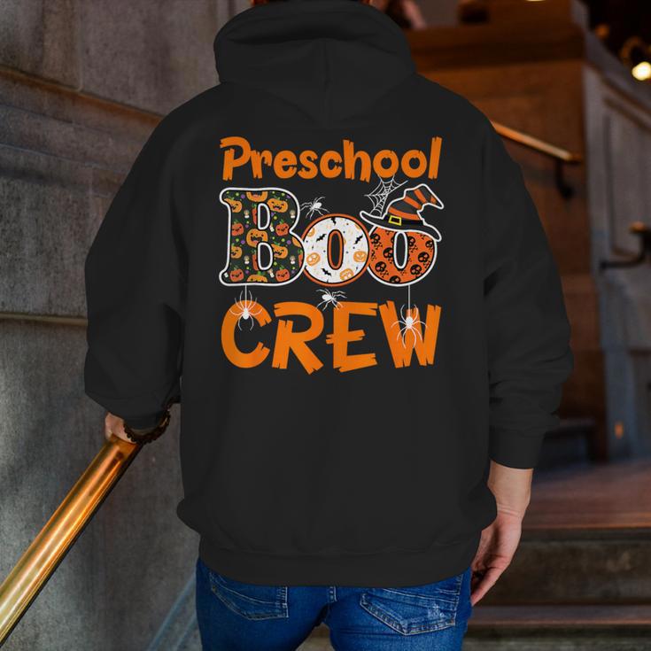Preschool Boo Crew Halloween Teachers Students Costume Men Zip Up Hoodie Back Print, funny gift Preschool Boo Crew Halloween Teachers Students Costume Men Zip Up Hoodie Back Print, funny gift
