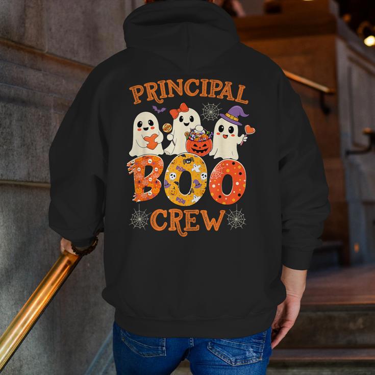 Principal Teacher Boo Crew Halloween Spooky Costume Men Zip Up Hoodie Back Print, funny gift Principal Teacher Boo Crew Halloween Spooky Costume Men Zip Up Hoodie Back Print, funny gift