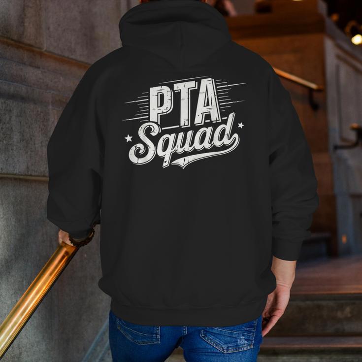PTA Squad Parent Teacher Association Back To School Teacher Men Zip Up Hoodie Back Print, funny gift PTA Squad Parent Teacher Association Back To School Teacher Men Zip Up Hoodie Back Print, funny gift