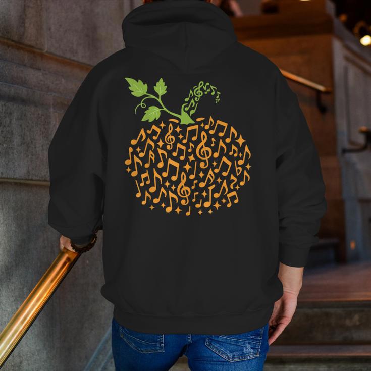 Pumpkin Music Notes Fall Teacher Autumn Halloween Men Zip Up Hoodie Back Print, funny gift Pumpkin Music Notes Fall Teacher Autumn Halloween Men Zip Up Hoodie Back Print, funny gift