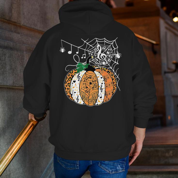 Pumpkin Music Teacher Halloween Fall Music Notes Autumn Men Zip Up Hoodie Back Print, funny gift Pumpkin Music Teacher Halloween Fall Music Notes Autumn Men Zip Up Hoodie Back Print, funny gift