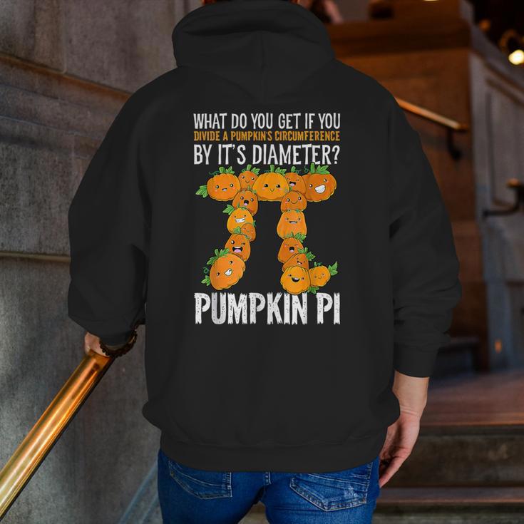 Pumpkin Pi Math Teacher Halloween Geometry Men Zip Up Hoodie Back Print, funny gift Pumpkin Pi Math Teacher Halloween Geometry Men Zip Up Hoodie Back Print, funny gift