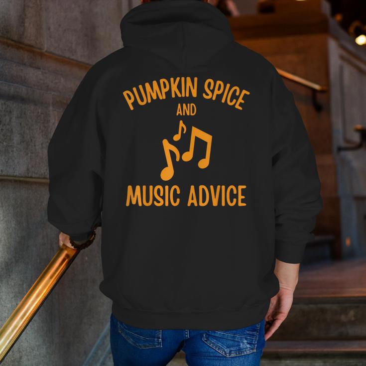 Pumpkin Spice And Music Advice Music Teacher Halloween Men Zip Up Hoodie Back Print, funny gift Pumpkin Spice And Music Advice Music Teacher Halloween Men Zip Up Hoodie Back Print, funny gift