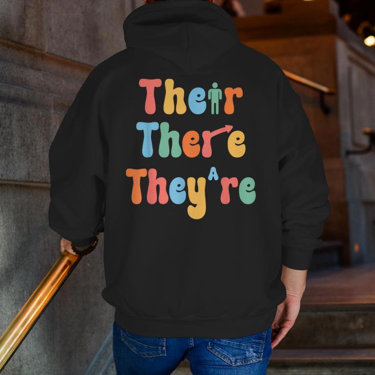 There Their They'Re English Class Grammar Joke Teacher Men Zip Up Hoodie Back Print, English Teacher Hoodies, funny gift There Their They'Re English Class Grammar Joke Teacher Men Zip Up Hoodie Back Print, English Teacher Hoodies, funny gift