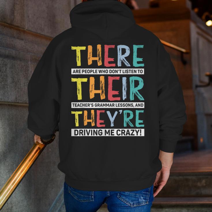 There Their They’Re Grammar Joke For English Teacher Student Men Zip Up Hoodie Back Print, English Teacher Hoodies, funny gift There Their They’Re Grammar Joke For English Teacher Student Men Zip Up Hoodie Back Print, English Teacher Hoodies, funny gift