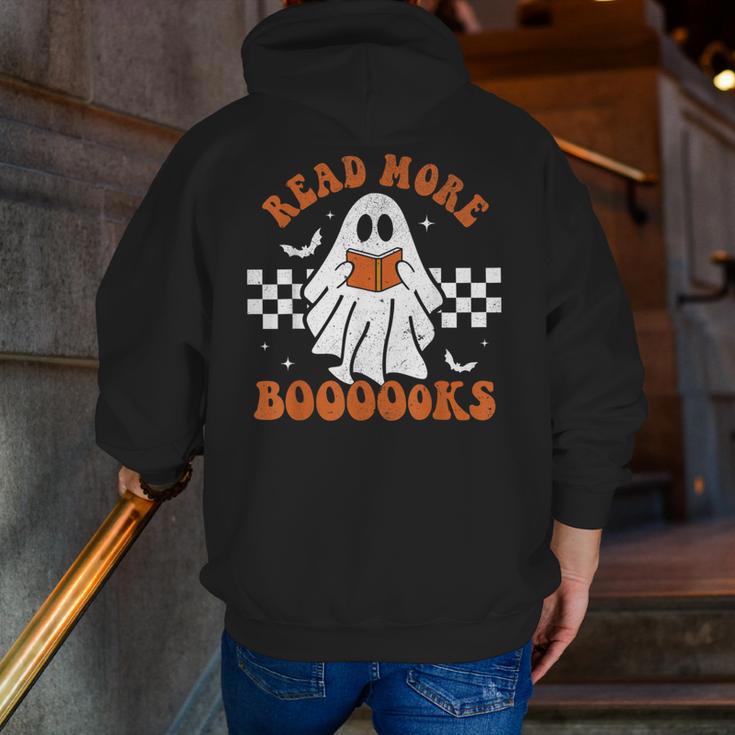 Read More Books Cute Ghost Reading Book Teacher Halloween Men Zip Up Hoodie Back Print, funny gift Read More Books Cute Ghost Reading Book Teacher Halloween Men Zip Up Hoodie Back Print, funny gift
