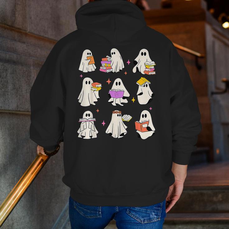 Read More Books Spooky Teacher Halloween Ghost Reading Book Men Zip Up Hoodie Back Print, funny gift Read More Books Spooky Teacher Halloween Ghost Reading Book Men Zip Up Hoodie Back Print, funny gift