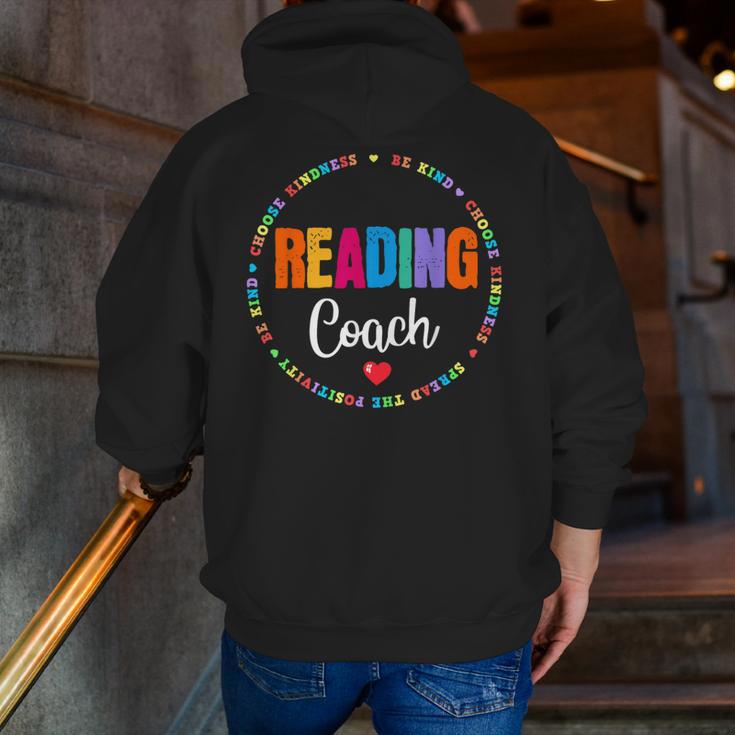 Reading Coach Teacher Interventionist Specialist Literacy Men Zip Up Hoodie Back Print, funny gift Reading Coach Teacher Interventionist Specialist Literacy Men Zip Up Hoodie Back Print, funny gift