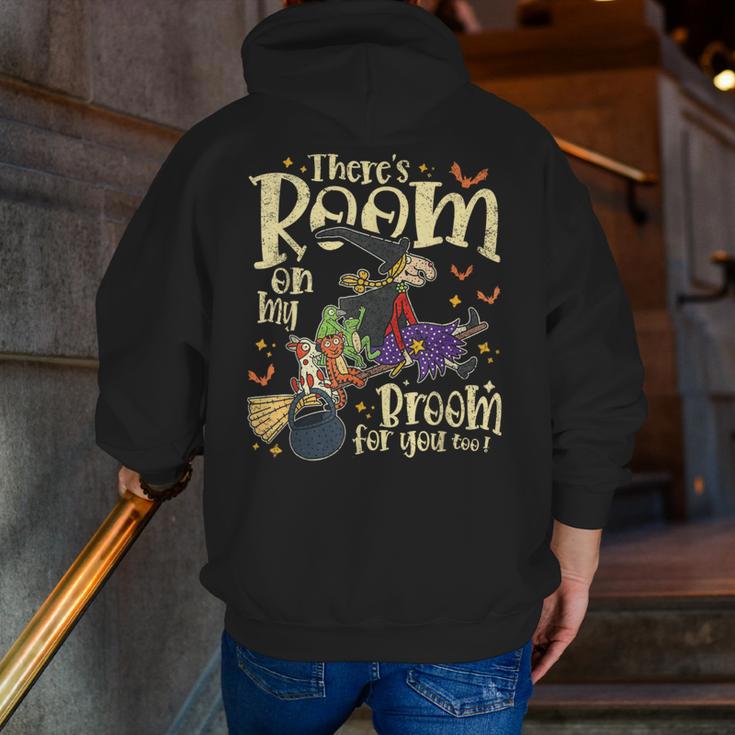 There's Room On My Broom For You Too Teacher Halloween Men Zip Up Hoodie Back Print, funny gift There's Room On My Broom For You Too Teacher Halloween Men Zip Up Hoodie Back Print, funny gift