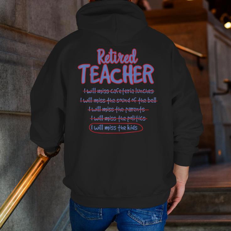 Retiring Teacher Tshirt For Retired Teachers For Men Women Men Zip Up Hoodie Back Print, funny gift Retiring Teacher Tshirt For Retired Teachers For Men Women Men Zip Up Hoodie Back Print, funny gift