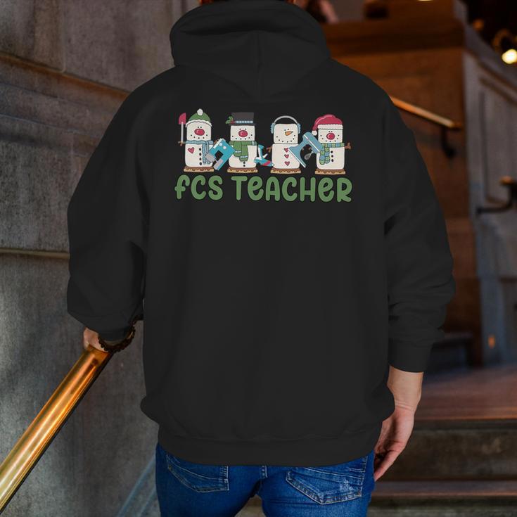 Retro Christmas Snowman FCS Teacher Family Consumer Science Men Zip Up Hoodie Back Print, Science Teacher Hoodies, funny gift Retro Christmas Snowman FCS Teacher Family Consumer Science Men Zip Up Hoodie Back Print, Science Teacher Hoodies, funny gift