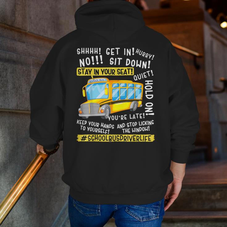 School Bus Driver Life Last Day Of School Teacher Kids Men Zip Up Hoodie Back Print, funny gift School Bus Driver Life Last Day Of School Teacher Kids Men Zip Up Hoodie Back Print, funny gift