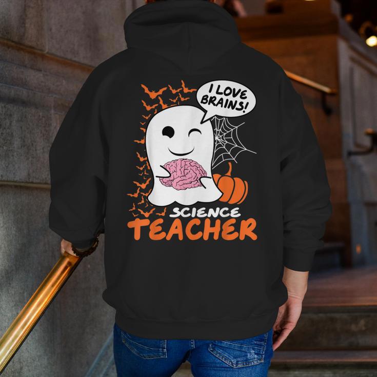 Science Teacher Cute Ghost Halloween Teacher Men Women Men Zip Up Hoodie Back Print, Science Teacher Hoodies, funny gift Science Teacher Cute Ghost Halloween Teacher Men Women Men Zip Up Hoodie Back Print, Science Teacher Hoodies, funny gift