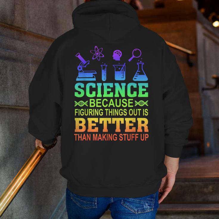 Science Teacher Because Figuring Things Out Is Better Than Men Zip Up Hoodie Back Print, Science Teacher Hoodies, funny gift Science Teacher Because Figuring Things Out Is Better Than Men Zip Up Hoodie Back Print, Science Teacher Hoodies, funny gift