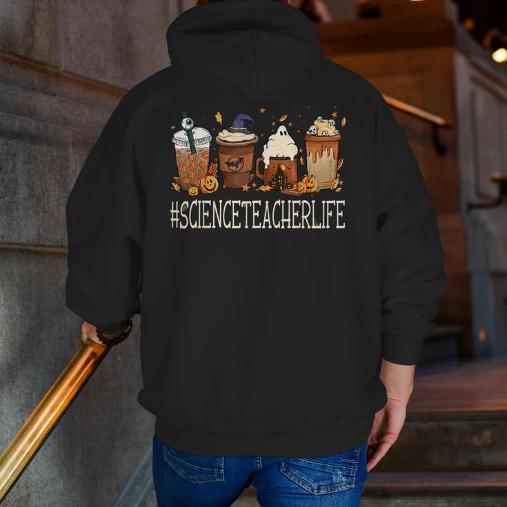 Science Teacher Horror Fall Coffee Halloween Pumpkin Autumn Men Zip Up Hoodie Back Print, Science Teacher Hoodies, funny gift Science Teacher Horror Fall Coffee Halloween Pumpkin Autumn Men Zip Up Hoodie Back Print, Science Teacher Hoodies, funny gift