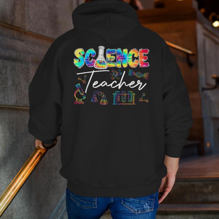 Science Teacher Tie Dye First Day Of School Back To School Men Women Girls Kids Men Zip Up Hoodie Back Print, Science Teacher Hoodies, funny gift Science Teacher Tie Dye First Day Of School Back To School Men Women Girls Kids Men Zip Up Hoodie Back Print, Science Teacher Hoodies, funny gift