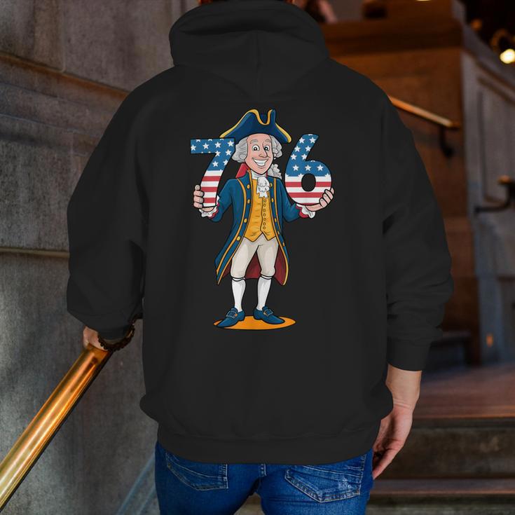 Six Seven 6 7 7 6 George Washington Teacher American Men Zip Up Hoodie Back Print, funny gift Six Seven 6 7 7 6 George Washington Teacher American Men Zip Up Hoodie Back Print, funny gift