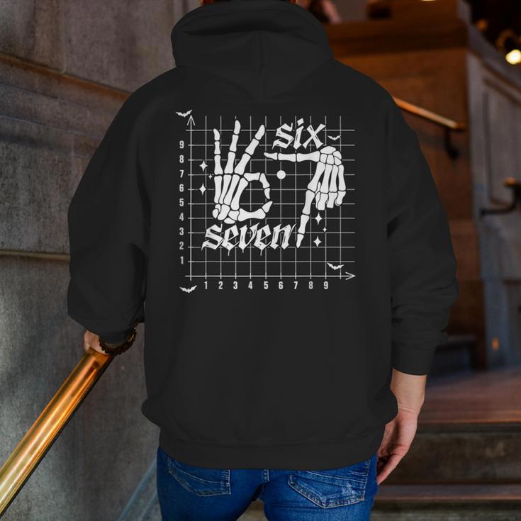 Six Seven Coordinate 67 Skeleton Math Teacher 67 Men Zip Up Hoodie Back Print, funny gift Six Seven Coordinate 67 Skeleton Math Teacher 67 Men Zip Up Hoodie Back Print, funny gift