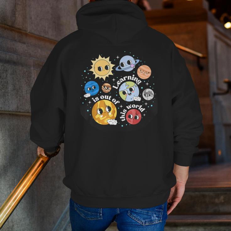 Solar System Learning Is Out Of This World Science Teacher Men Zip Up Hoodie Back Print, Science Teacher Hoodies, funny gift Solar System Learning Is Out Of This World Science Teacher Men Zip Up Hoodie Back Print, Science Teacher Hoodies, funny gift