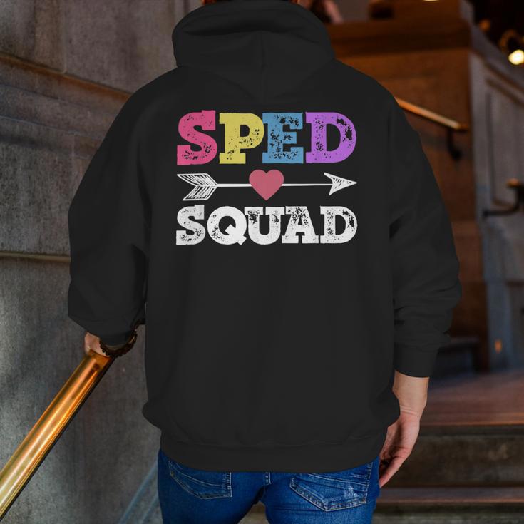 Special Education Squad Shirt SPED Squad Teacher's Day For Men Women Men Zip Up Hoodie Back Print, funny gift Special Education Squad Shirt SPED Squad Teacher's Day For Men Women Men Zip Up Hoodie Back Print, funny gift