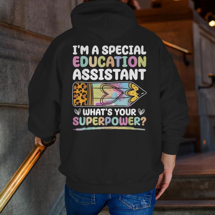 Special Educational Assistant And Sped Teacher Men Zip Up Hoodie Back Print, funny gift Special Educational Assistant And Sped Teacher Men Zip Up Hoodie Back Print, funny gift
