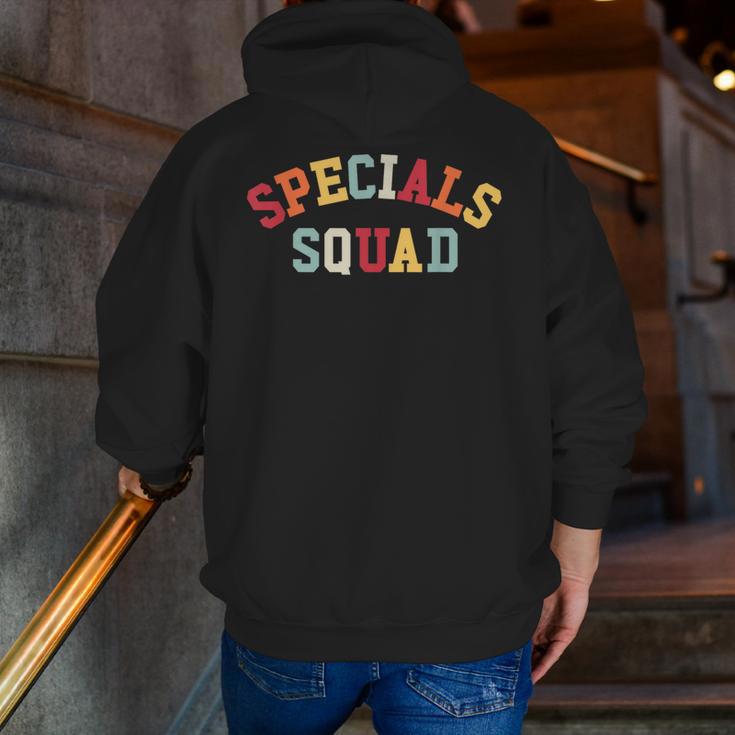 Specials Squad Co-Curricular Teachers Team For Men Women Men Zip Up Hoodie Back Print, funny gift Specials Squad Co-Curricular Teachers Team For Men Women Men Zip Up Hoodie Back Print, funny gift