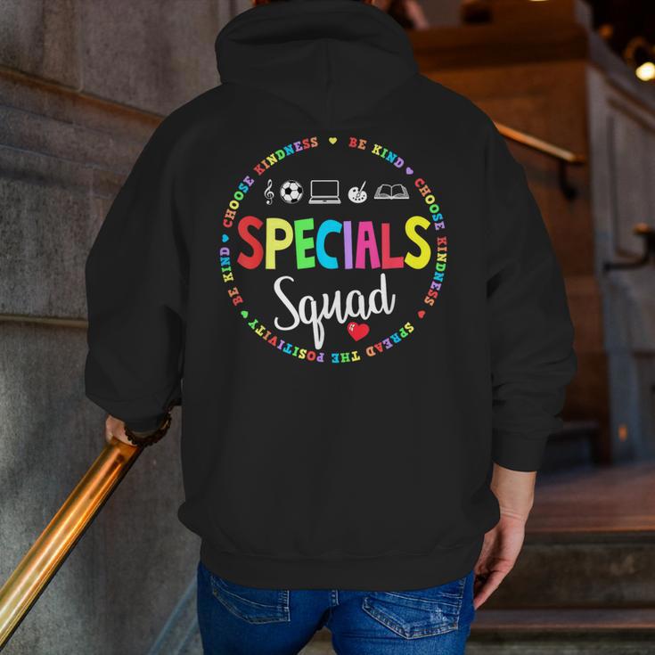 Specials Squad Teacher TRIBE Team Back To Primary School Men Women Girls Kids Men Zip Up Hoodie Back Print, funny gift