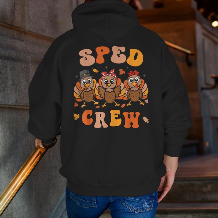 Sped Teacher Crew Thanksgiving Special Education Teacher Men Zip Up Hoodie Back Print, funny gift Sped Teacher Crew Thanksgiving Special Education Teacher Men Zip Up Hoodie Back Print, funny gift
