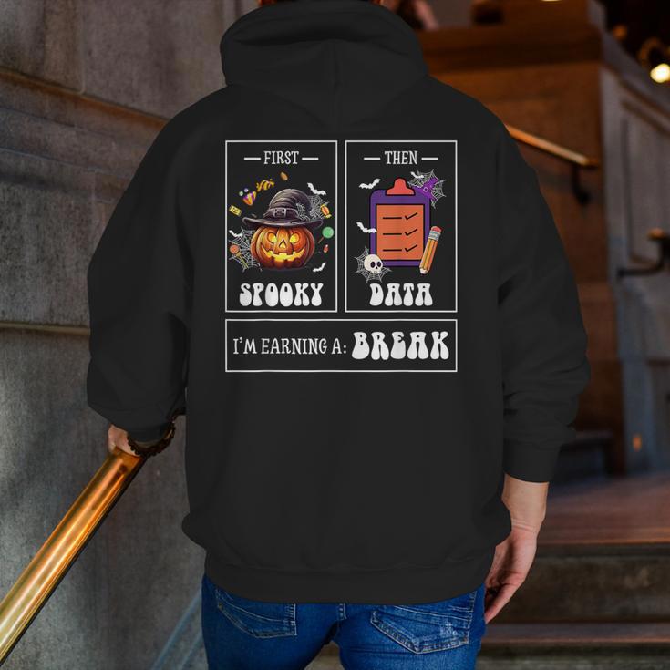 Sped Teacher Halloween First Spooky Then Data Sped Ed Team Men Zip Up Hoodie Back Print, funny gift Sped Teacher Halloween First Spooky Then Data Sped Ed Team Men Zip Up Hoodie Back Print, funny gift