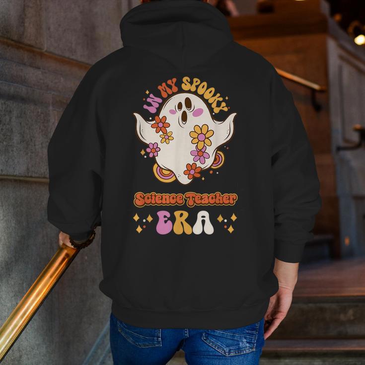 In My Spooky Science Teacher Era Occupational Haunts Men Zip Up Hoodie Back Print, Science Teacher Hoodies, funny gift