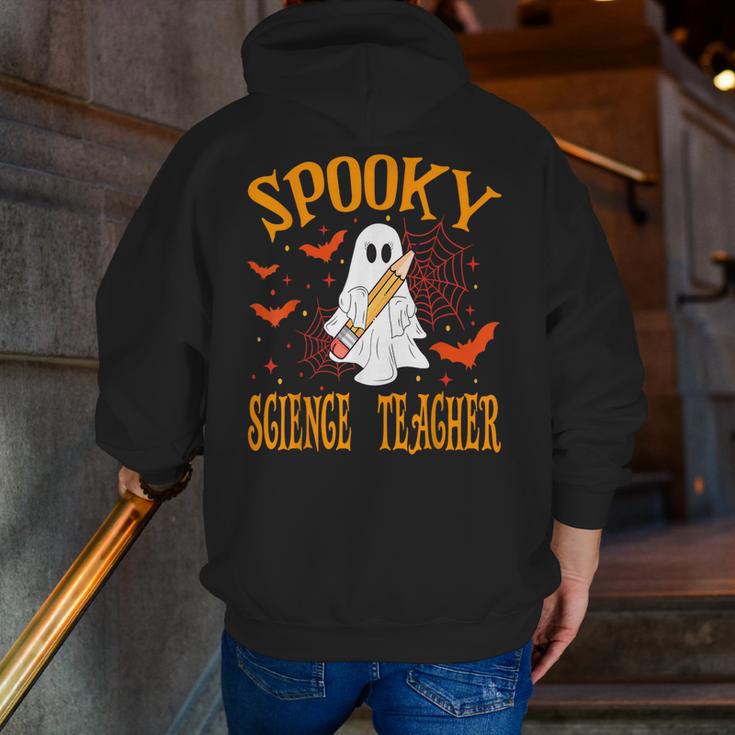 Spooky Science Teacher Ghost Halloween School Women Men Zip Up Hoodie Back Print, Science Teacher Hoodies, funny gift Spooky Science Teacher Ghost Halloween School Women Men Zip Up Hoodie Back Print, Science Teacher Hoodies, funny gift