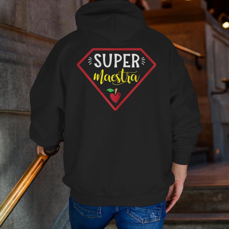 Super Heroe Maestra Espanol Spanish Super Teacher Men Zip Up Hoodie Back Print, Super Teacher Hoodies, funny gift Super Heroe Maestra Espanol Spanish Super Teacher Men Zip Up Hoodie Back Print, Super Teacher Hoodies, funny gift