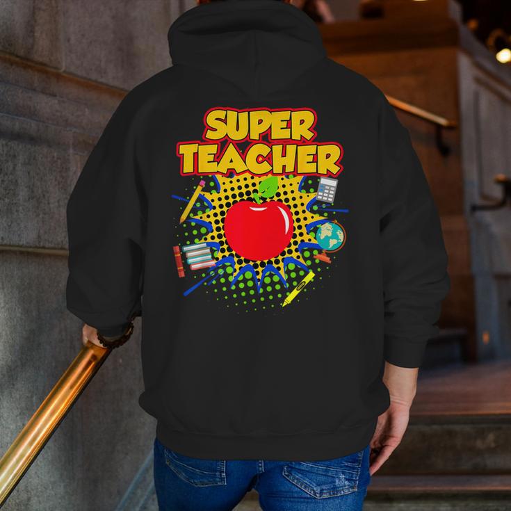 Superhero Teacher Appreciation Teaching Tee Men Zip Up Hoodie Back Print, funny gift Superhero Teacher Appreciation Teaching Tee Men Zip Up Hoodie Back Print, funny gift
