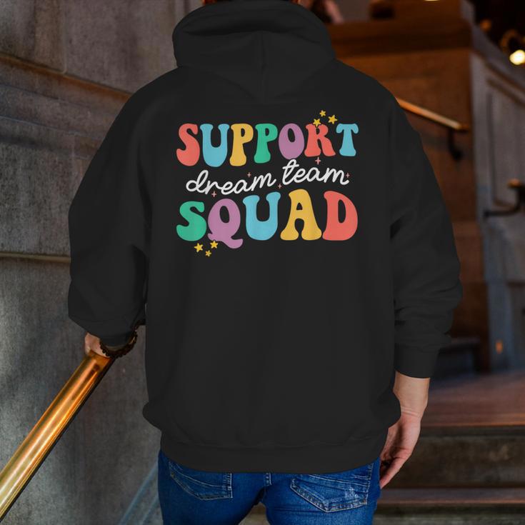 Support Dream Services Team Groovy Teacher Support Squad Men Zip Up Hoodie Back Print, Groovy Teacher Hoodies, funny gift Support Dream Services Team Groovy Teacher Support Squad Men Zip Up Hoodie Back Print, Groovy Teacher Hoodies, funny gift