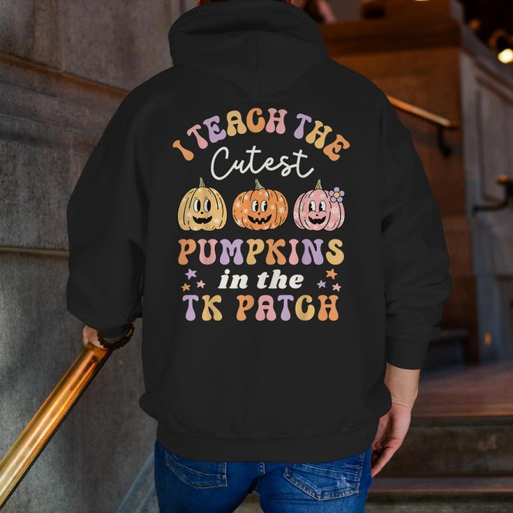 I Teach The Cutest Pumpkins In The TK Patch TK Teacher Fall Men Zip Up Hoodie Back Print, funny gift I Teach The Cutest Pumpkins In The TK Patch TK Teacher Fall Men Zip Up Hoodie Back Print, funny gift