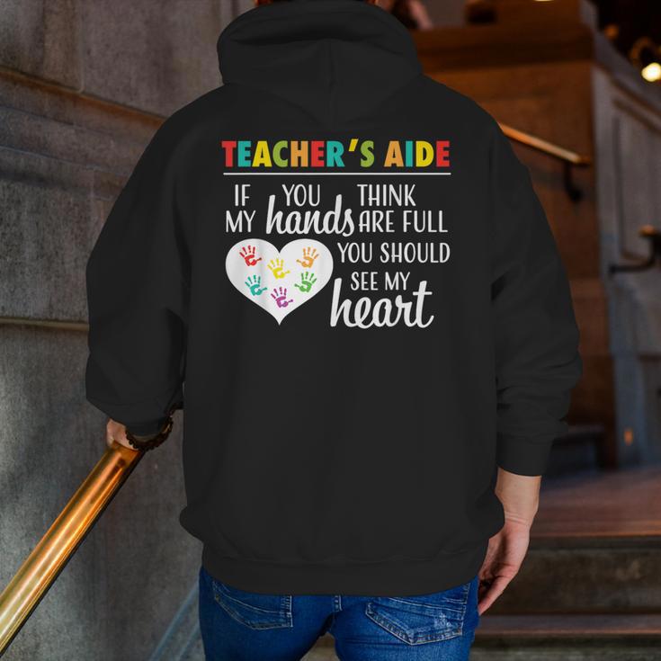 Teacher Aide Appreciation Cute Heart Tee For Women Men Zip Up Hoodie Back Print, funny gift Teacher Aide Appreciation Cute Heart Tee For Women Men Zip Up Hoodie Back Print, funny gift