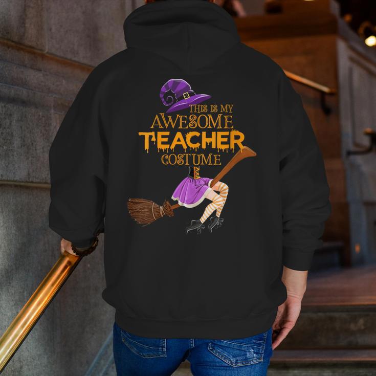 This Is My Teacher Costume Halloween Family Matching Group Men Zip Up Hoodie Back Print, funny gift This Is My Teacher Costume Halloween Family Matching Group Men Zip Up Hoodie Back Print, funny gift
