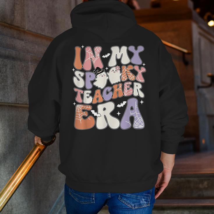 Teacher Halloween In My Spooky Teacher Era Retro Groovy Men Zip Up Hoodie Back Print, Groovy Teacher Hoodies, funny gift Teacher Halloween In My Spooky Teacher Era Retro Groovy Men Zip Up Hoodie Back Print, Groovy Teacher Hoodies, funny gift