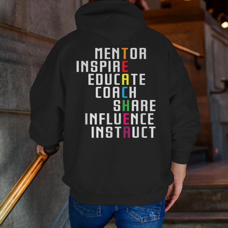 Teacher Inspirational Educator Favorite School Teacher Men Women Girls Kids Men Zip Up Hoodie Back Print, funny gift Teacher Inspirational Educator Favorite School Teacher Men Women Girls Kids Men Zip Up Hoodie Back Print, funny gift
